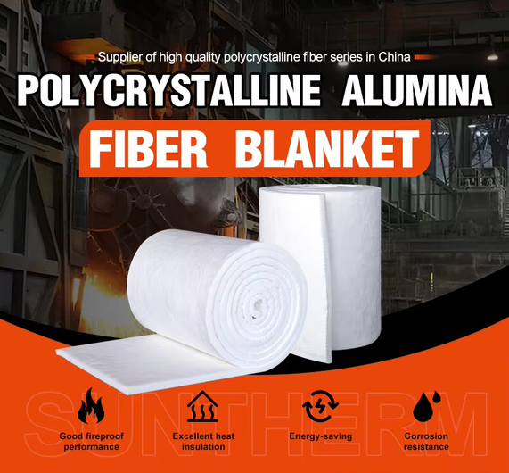1600C Polycrystalline Mullite Fiber Blanket 1600C Polycrystalline Mullite Fiber Blanket